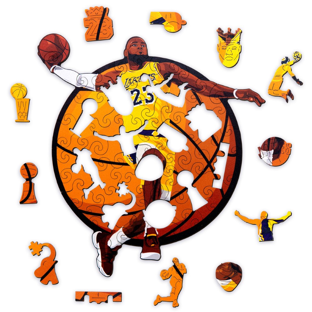 70 Pieces Basketball Champion Action Puzzle Set