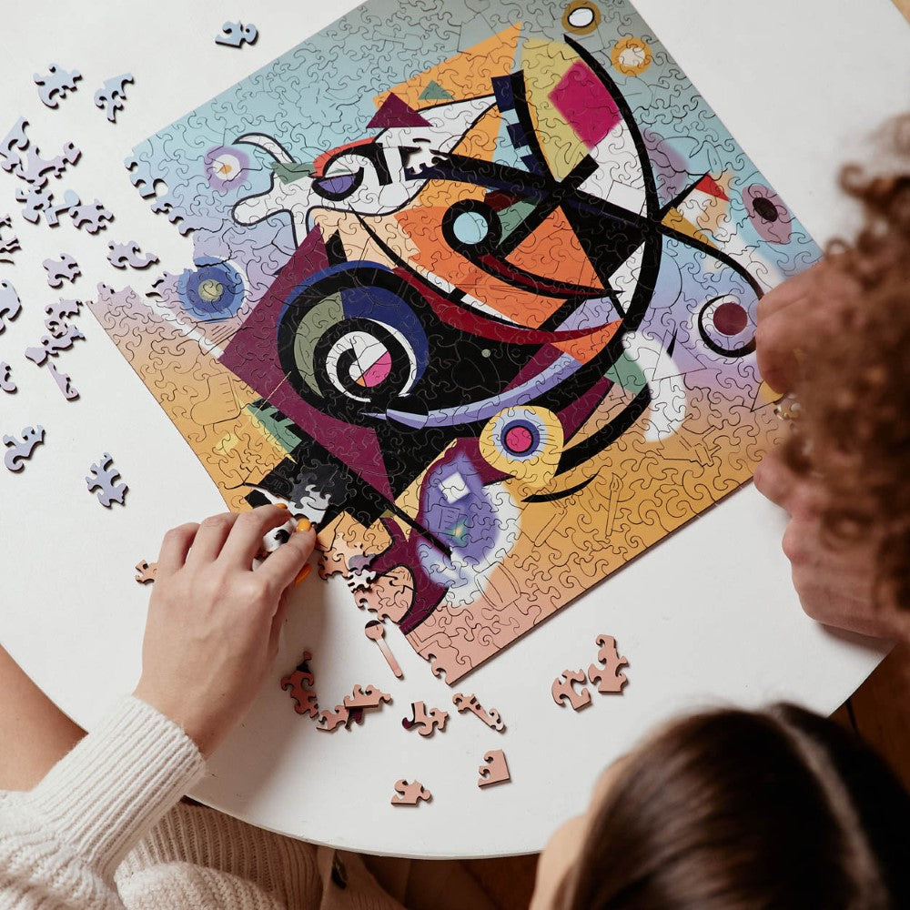 Abstract Kandinsky Inspired Puzzle Set