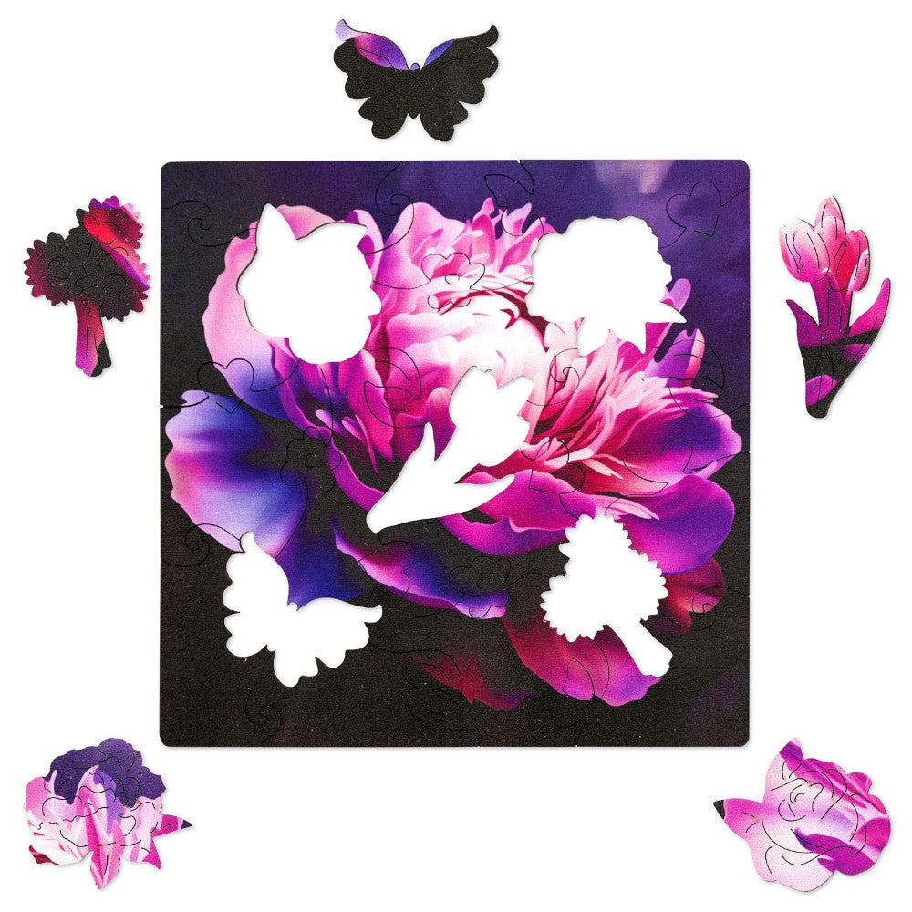 Peony Blossom Puzzle Set