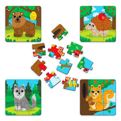 Forest Friends Puzzle Set