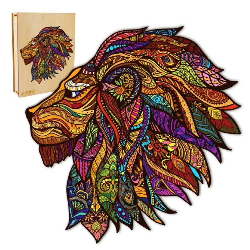 Lion Wooden Jigsaw Puzzle