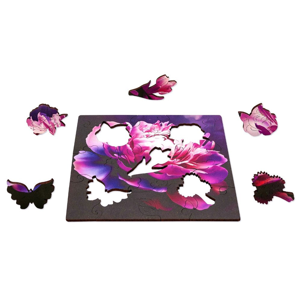 Peony Blossom Puzzle Set