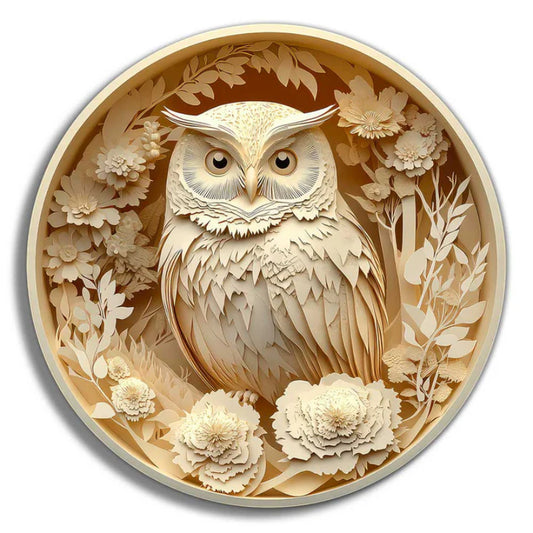 Intricate Owl Wooden Jigsaw Puzzle