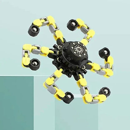 Transformable Fidget Spinner Chain Toy