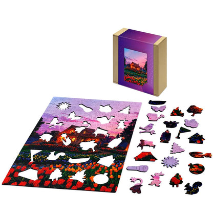 Twilight Estate Scenic Puzzle Set