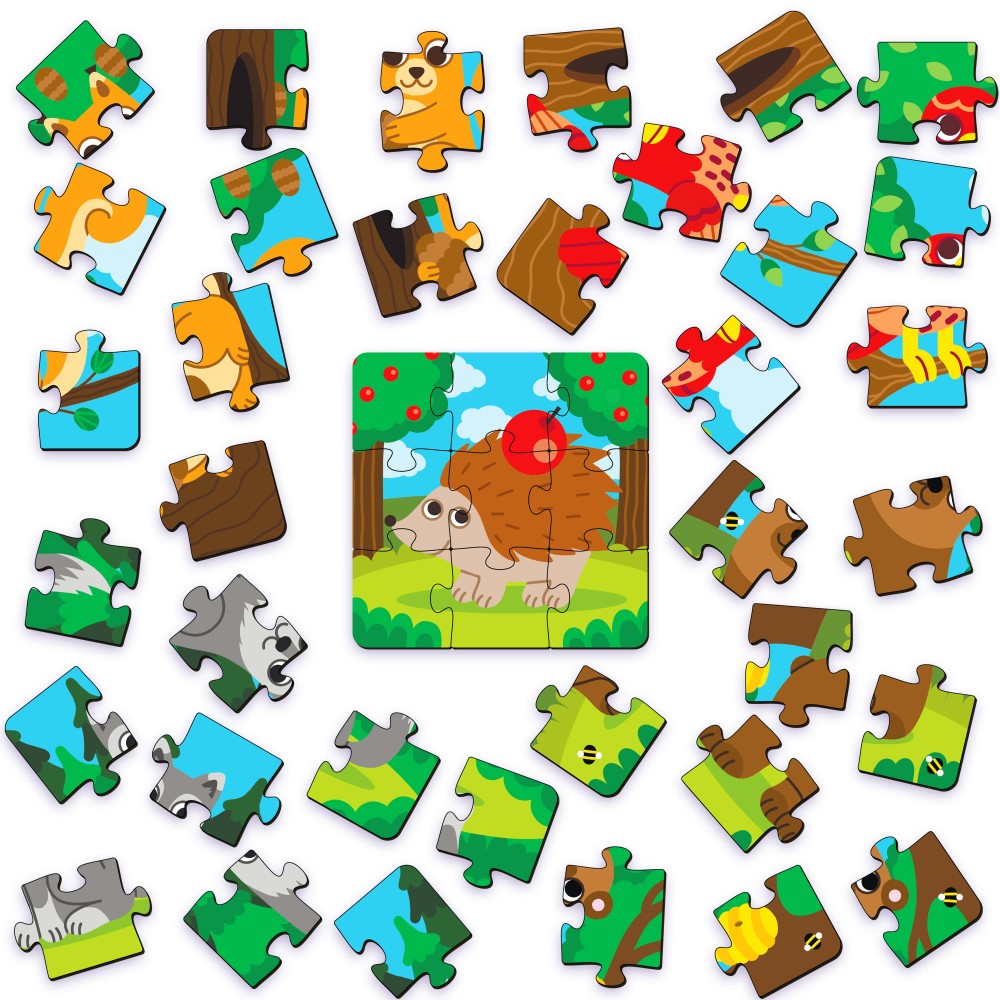 Forest Friends Puzzle Set