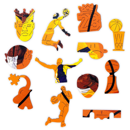 70 Pieces Basketball Champion Action Puzzle Set