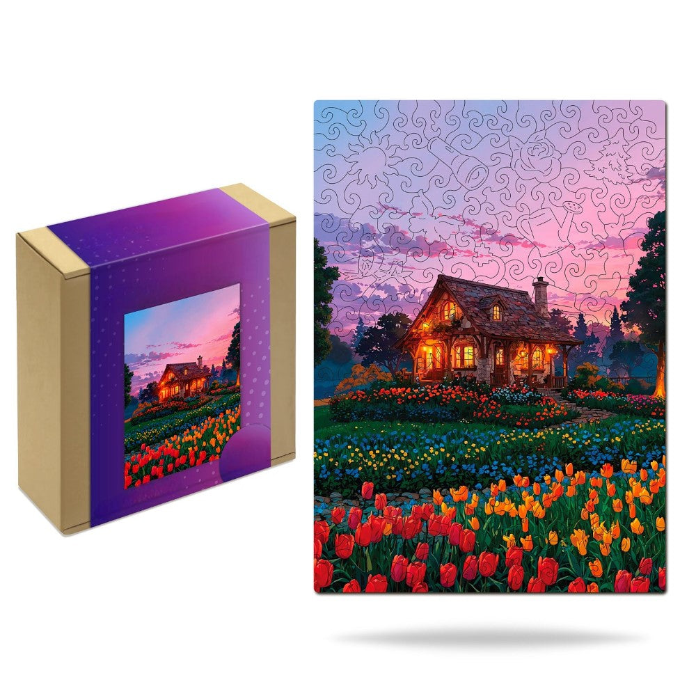 Twilight Estate Scenic Puzzle Set