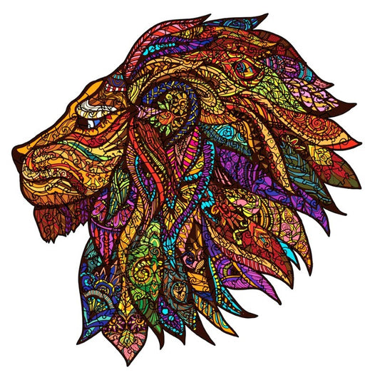 Lion Wooden Jigsaw Puzzle