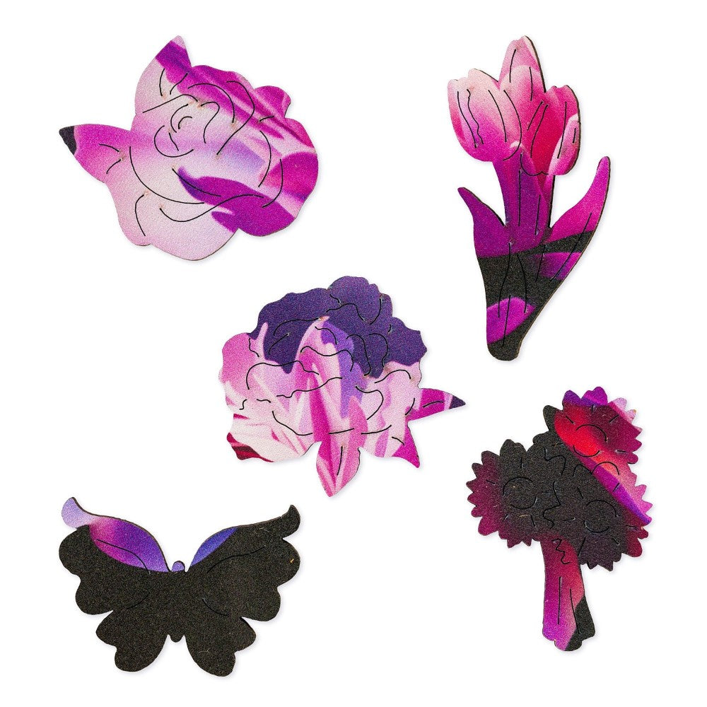 Peony Blossom Puzzle Set