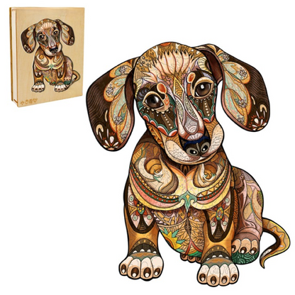 Puppy Wooden Jigsaw Puzzle