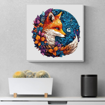 Mysterious Fox Wooden Jigsaw Puzzle