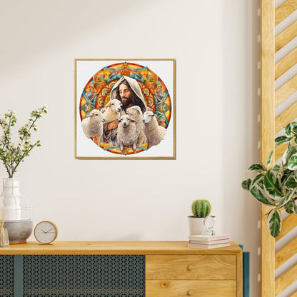 Jesus Shepherd Wooden Jigsaw Puzzle