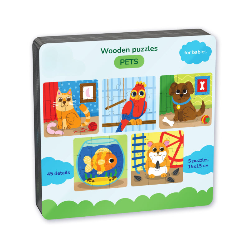 Engaging Pets Wooden Puzzle