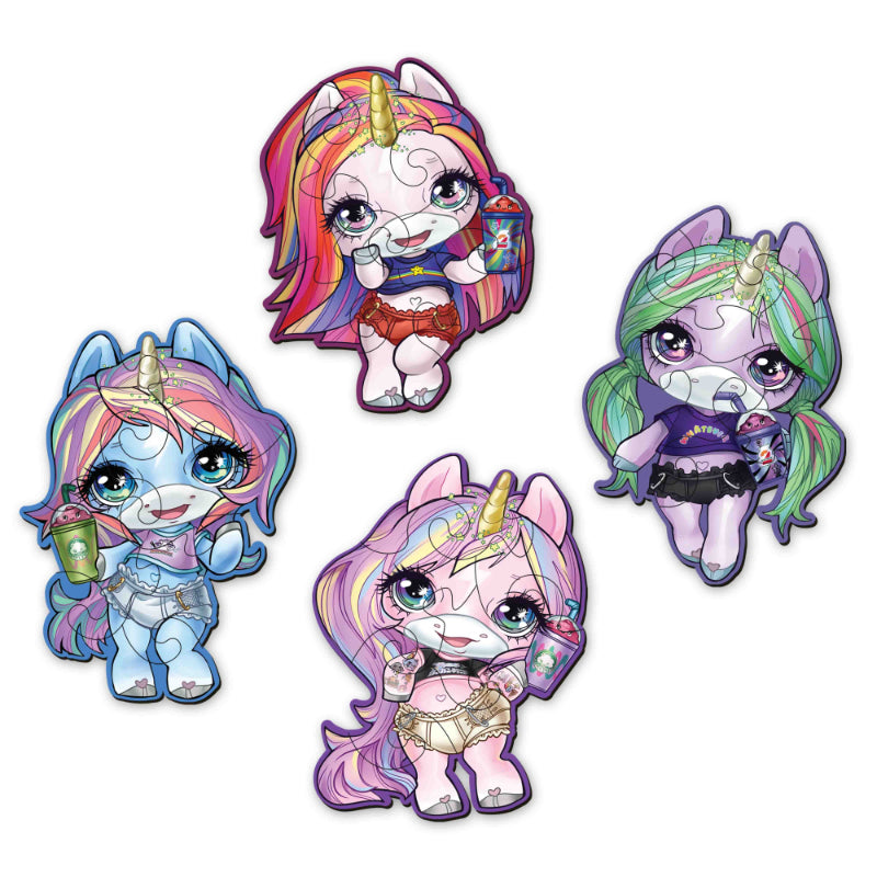 Unicorn Babies Wooden Jigsaw Puzzle