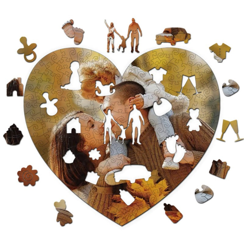 Family Portrait Personalized Photo Puzzles