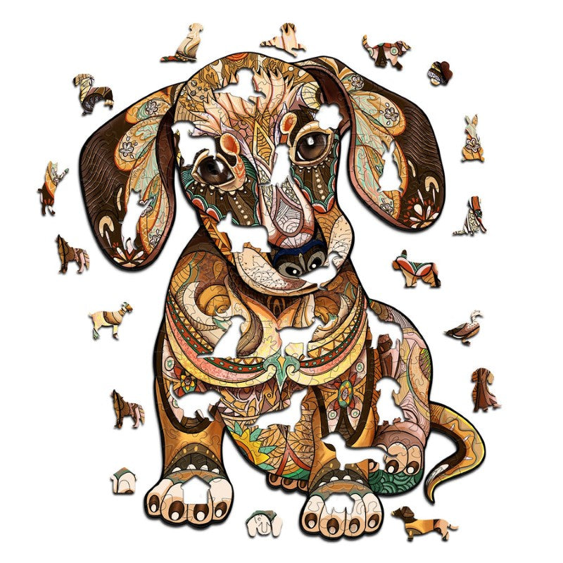 Puppy Wooden Jigsaw Puzzle