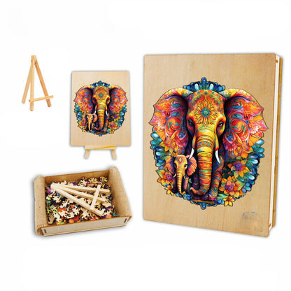 Child Elephant Wooden Jigsaw Puzzle