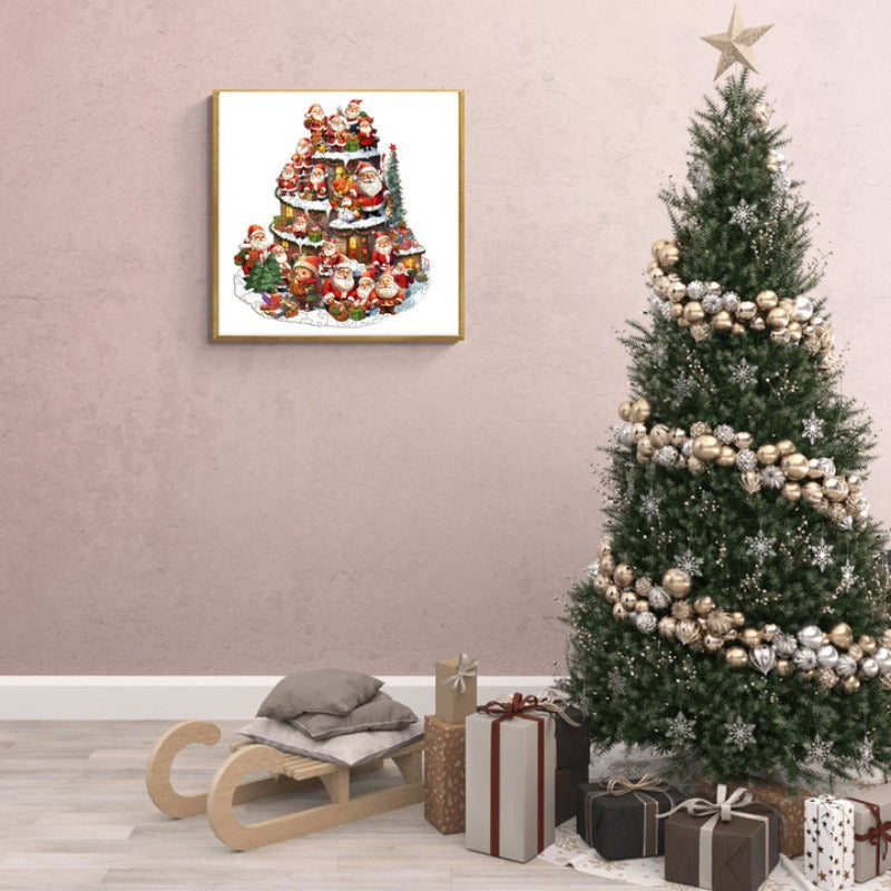 Santa Gift Wooden Jigsaw Puzzle