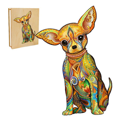 Chihuahua Wooden Jigsaw Puzzle