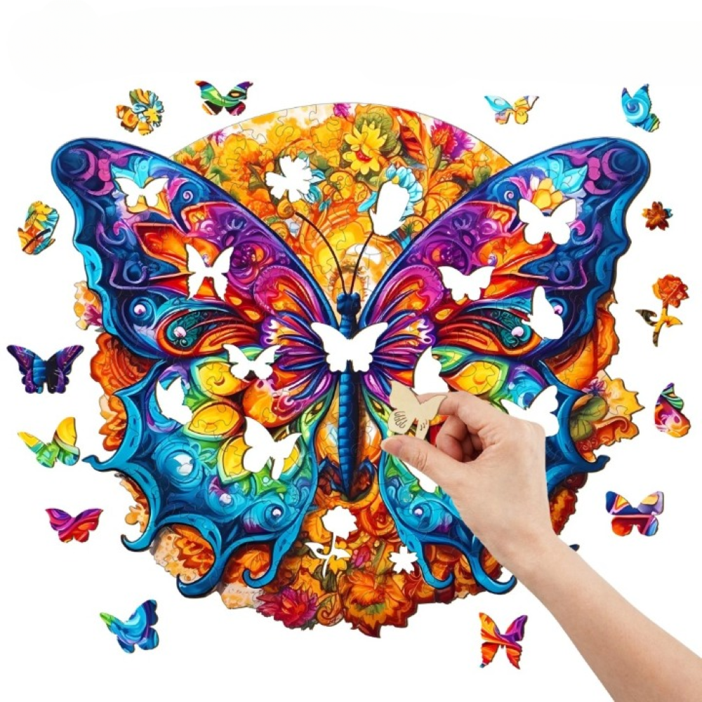 Butterfly Wooden Jigsaw Puzzle