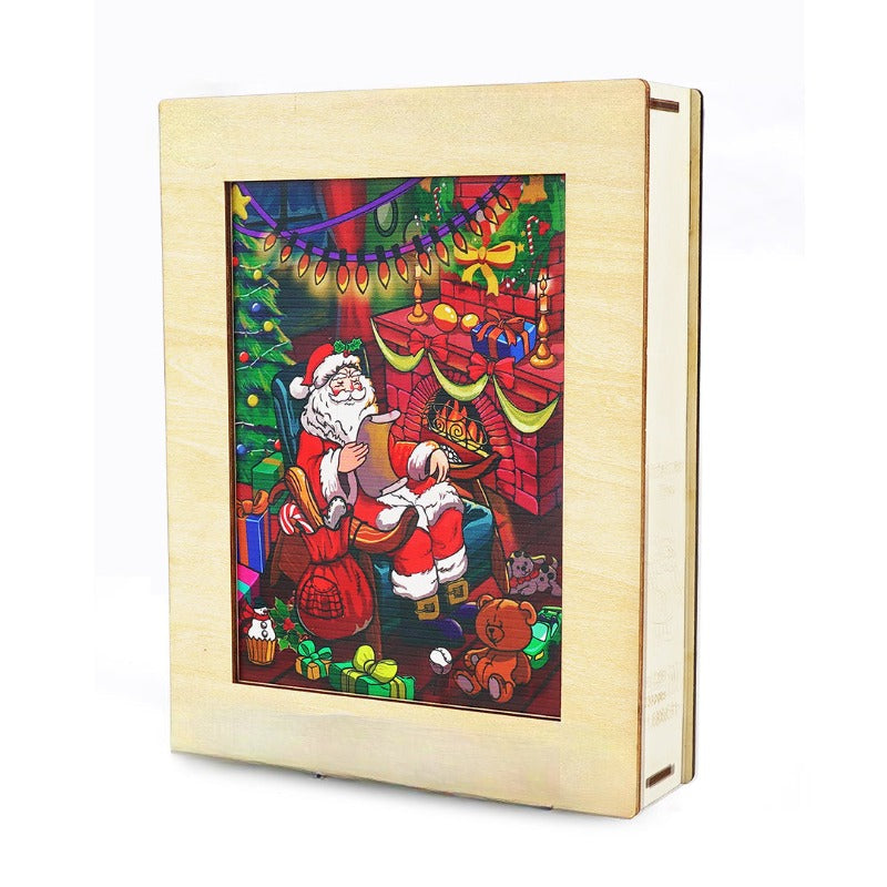 Christmas Eve Wooden Jigsaw Puzzle