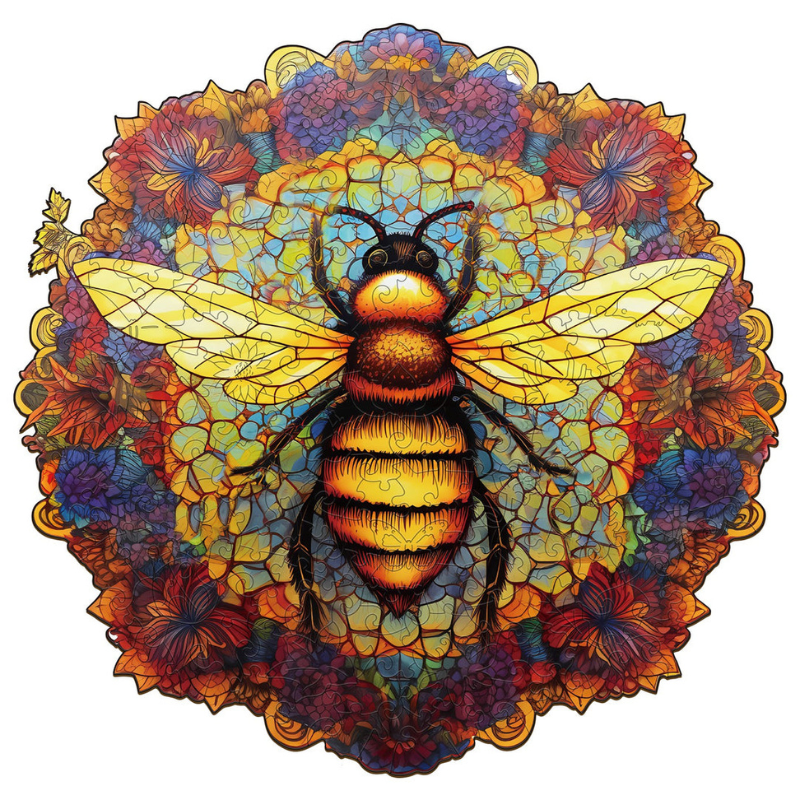 Bee Wooden Jigsaw Puzzle