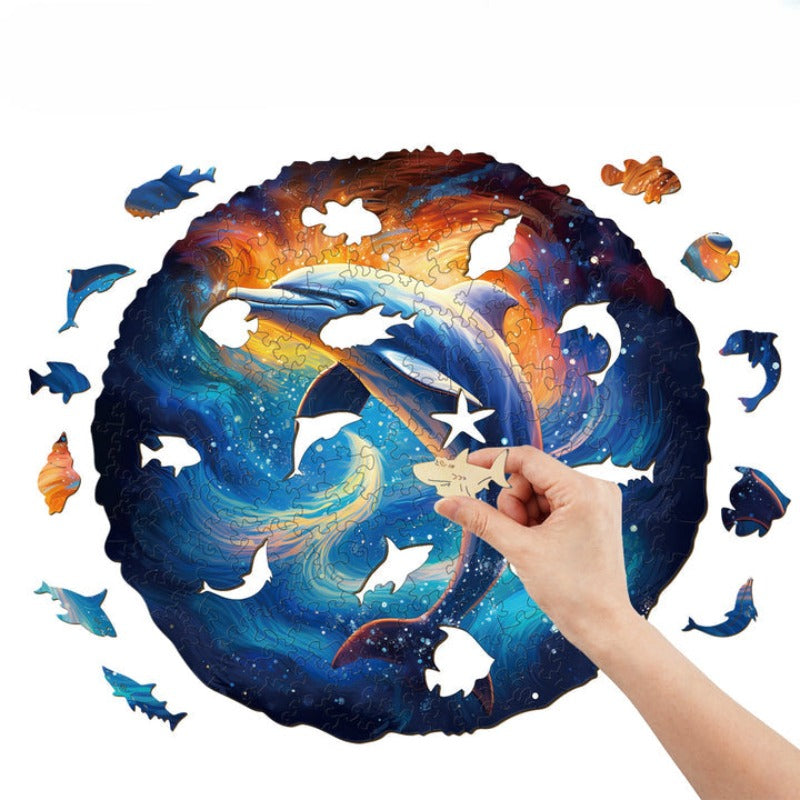 Dream Dolphin Wooden Jigsaw Puzzle