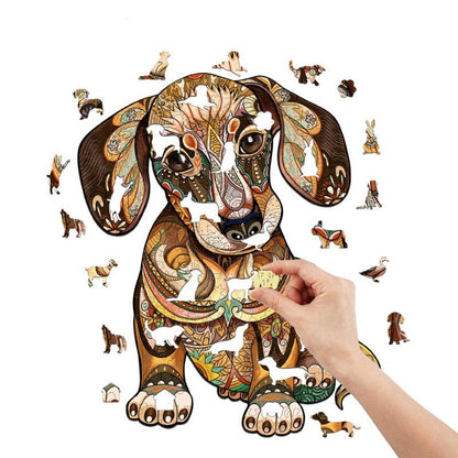 Puppy Wooden Jigsaw Puzzle