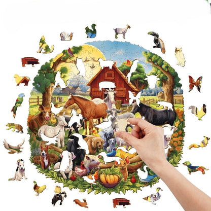 Fun Farm Wooden Jigsaw Puzzle