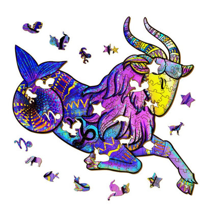 Constellation Capricorn Wooden Jigsaw Puzzle