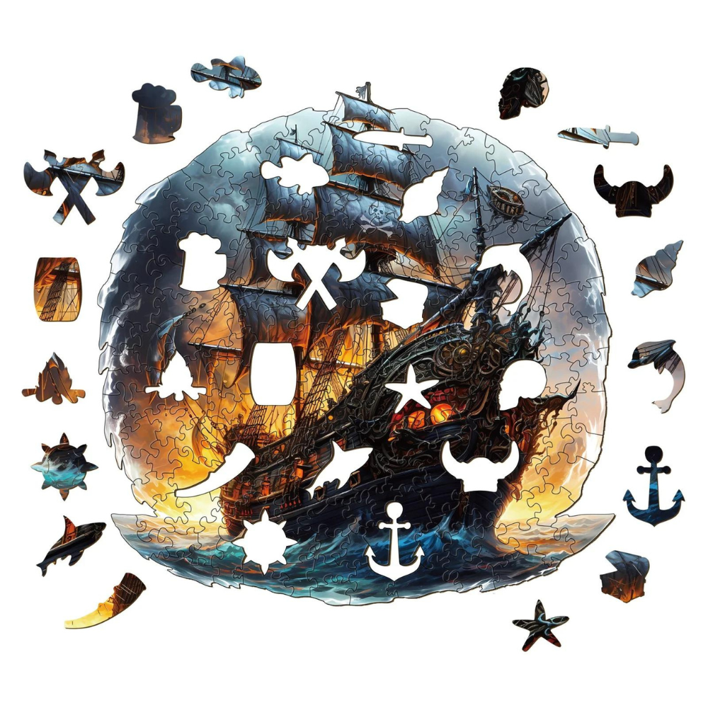 Sailing Ship Wooden Jigsaw Puzzle