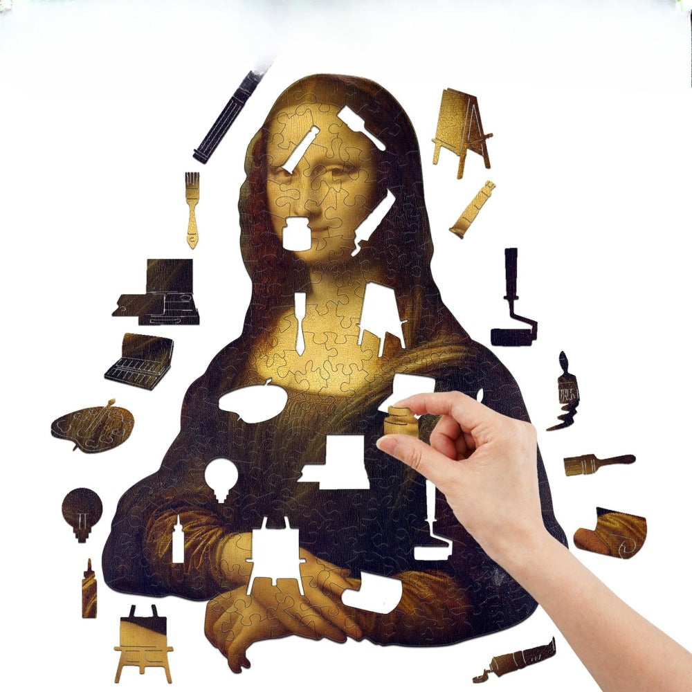 Mona Lisa Wooden Jigsaw Puzzle