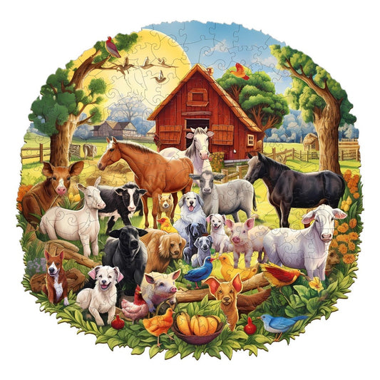 Fun Farm Wooden Jigsaw Puzzle