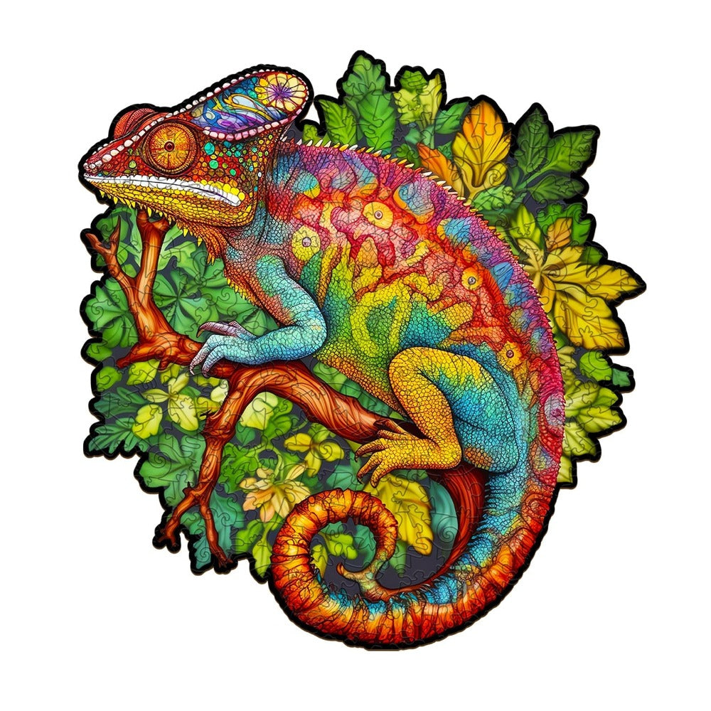 Chameleon Wooden Jigsaw Puzzle