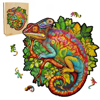 Chameleon Wooden Jigsaw Puzzle