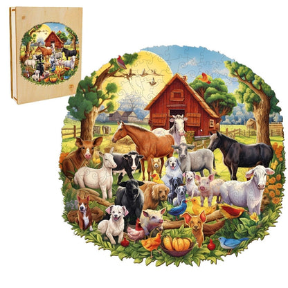 Fun Farm Wooden Jigsaw Puzzle