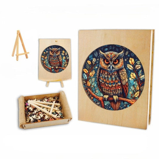 Mystic Owl Wooden Jigsaw Puzzle