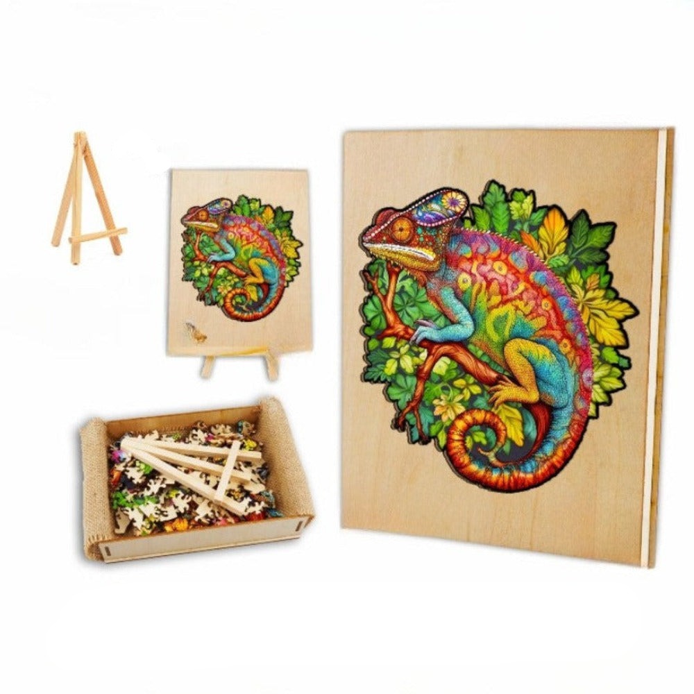 Chameleon Wooden Jigsaw Puzzle