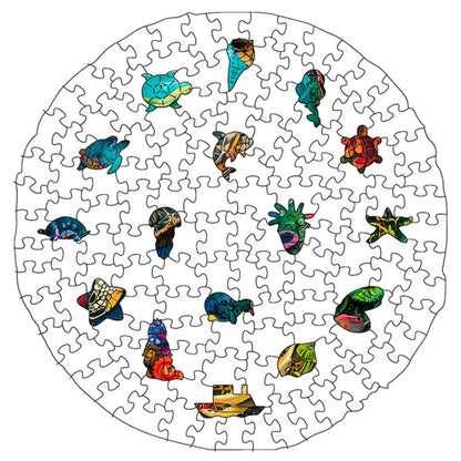 Marine Themed Sea Turtle Wooden Jigsaw Puzzle