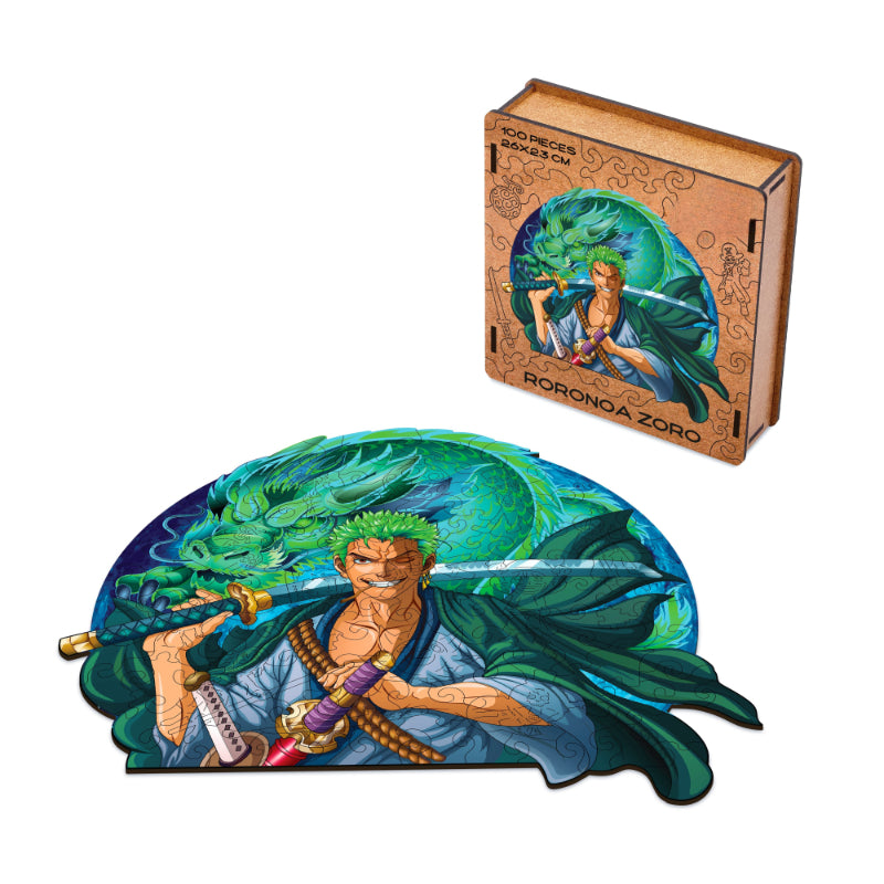 Roronoa Zoro Themed Wooden Puzzle