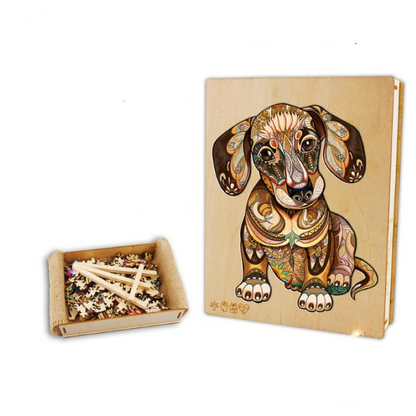 Puppy Wooden Jigsaw Puzzle