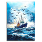 Nautical Puzzle Art With Oceanic Theme