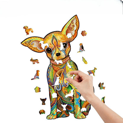 Chihuahua Wooden Jigsaw Puzzle