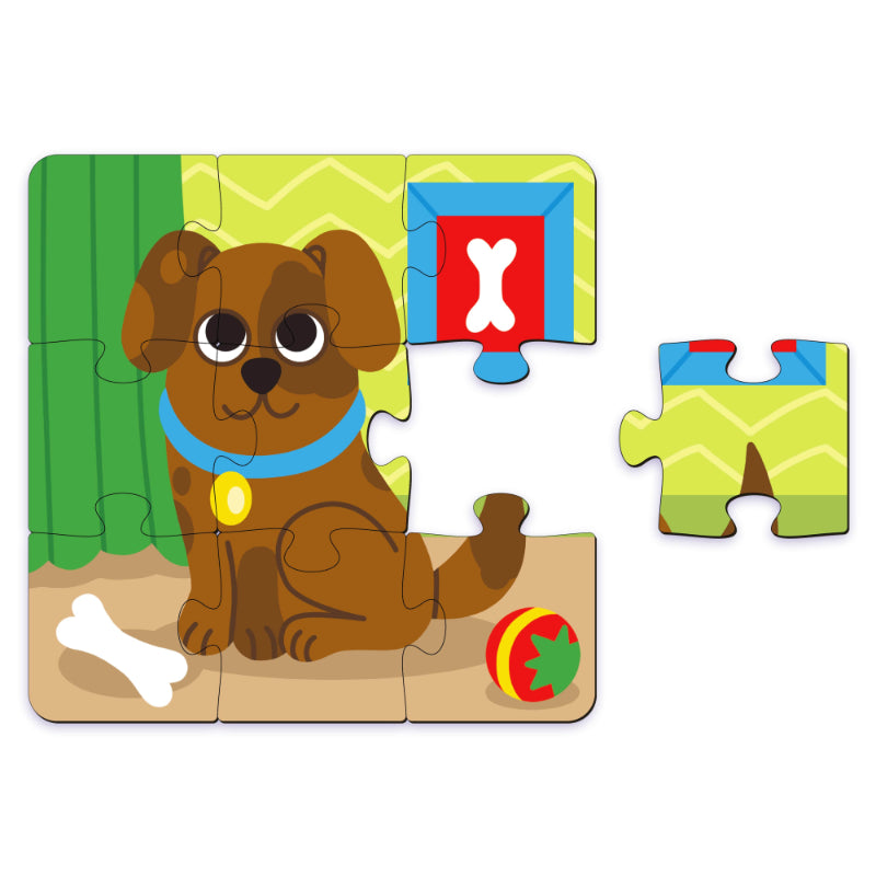 Engaging Pets Wooden Puzzle