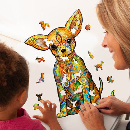 Chihuahua Wooden Jigsaw Puzzle