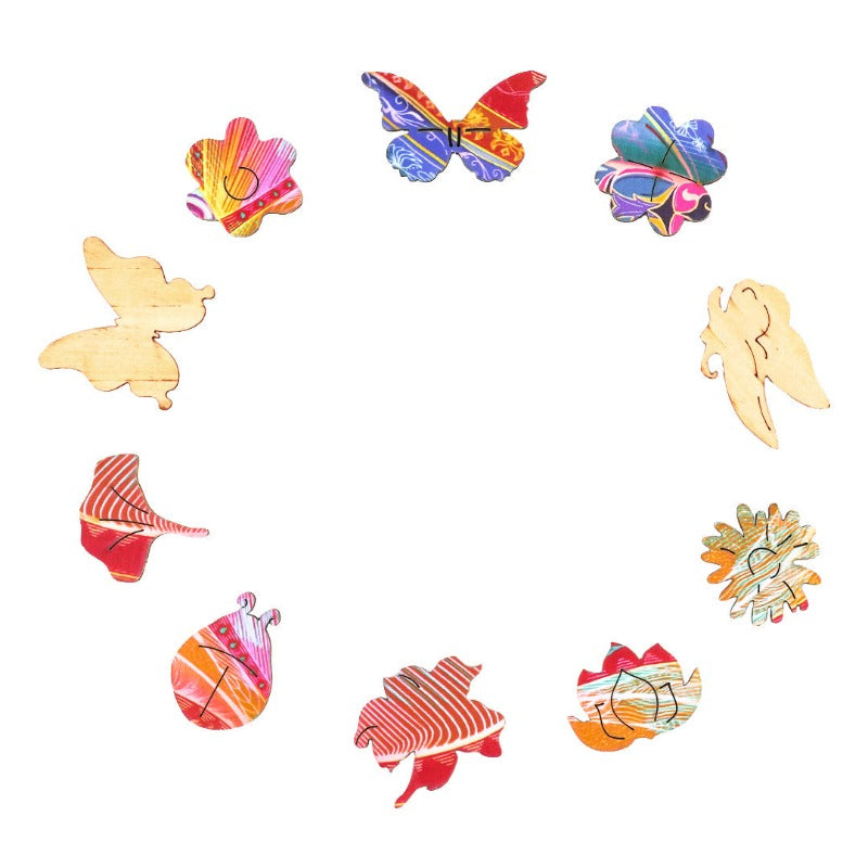 Butterflies Wooden Jigsaw Puzzle