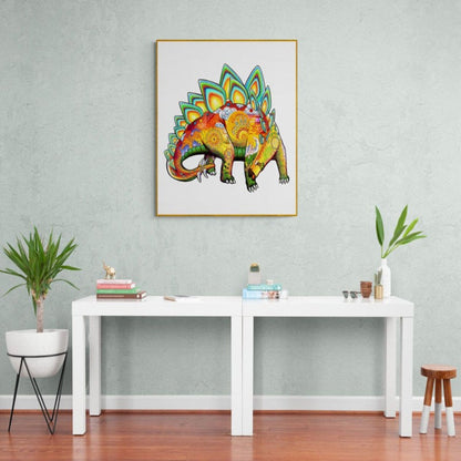 Stegosaurus Wooden Jigsaw Puzzle