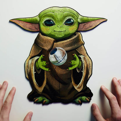 Baby Yoda Puzzle Set With 50 Pieces