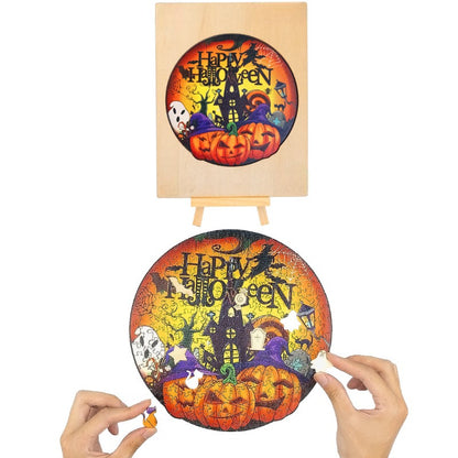 Happy Halloween Wooden Jigsaw Puzzle